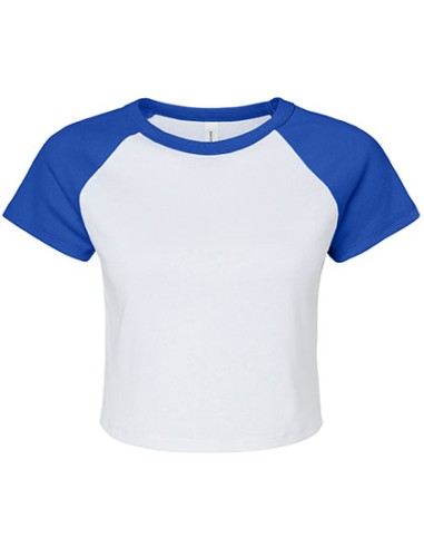 BEL-1201-Womens Micro Rib Raglan Baby Tee